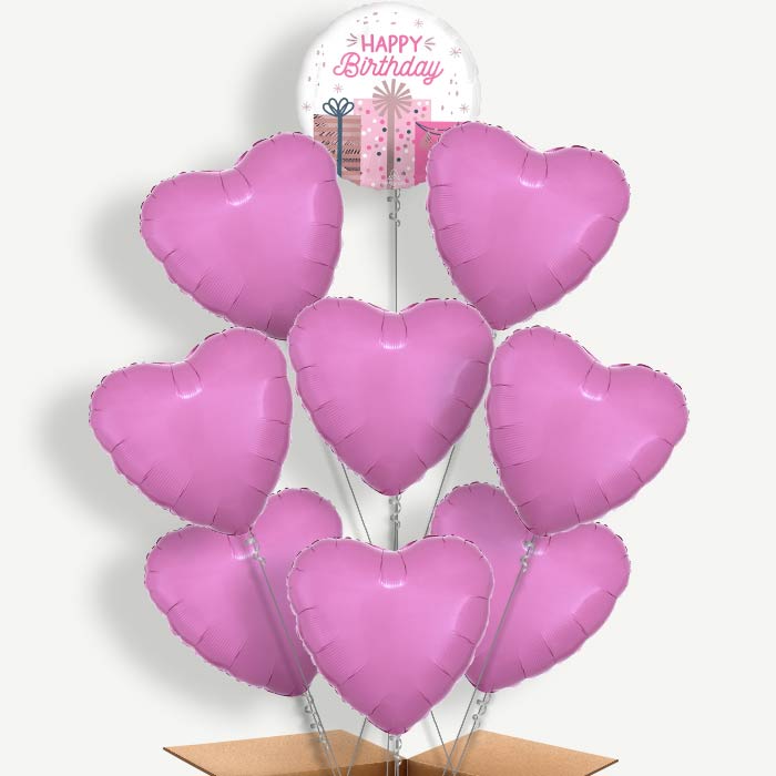 Pastel Presents Birthday Helium Balloon Bundle | Party Save Smile