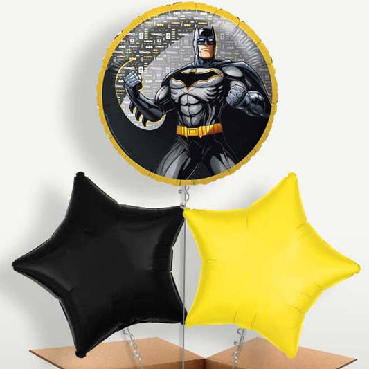 Batman Superhero Bunch of Balloons inflated with Helium | Party Save Smile