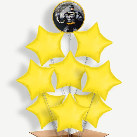 Batman Superhero Balloon Bundle Inflated with Helium | Party Save Smile