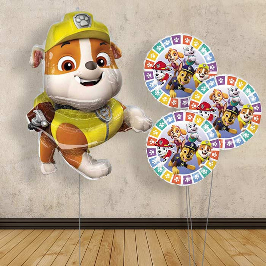 Rubble Helium Balloon Bouquet Delivered - Themed Bouquet | Party Save Smile