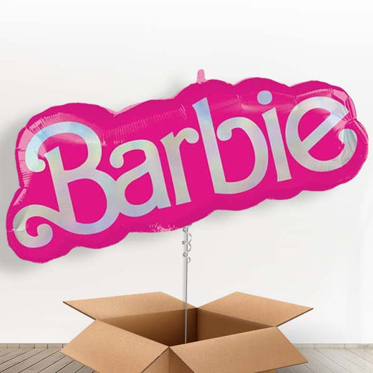 Barbie Shapes Helium Balloon in a Box - Giant Balloon | Party Save Smile