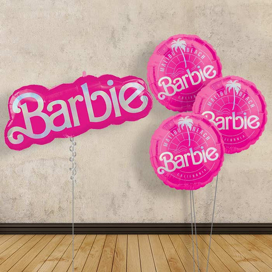 Barbie Shaped Balloon Bouquet Delivery - Themed Bouquet | Party Save Smile