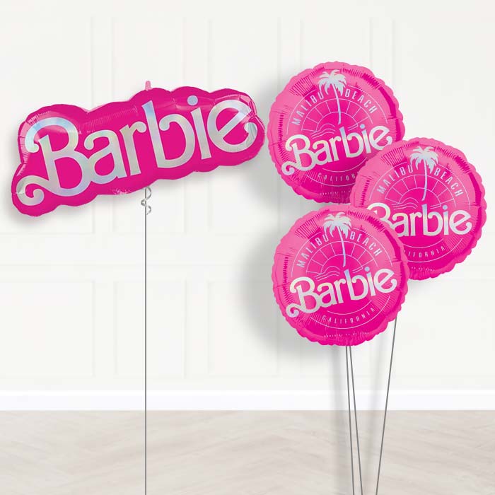 Barbie Shaped Balloon Bouquet Delivery - Themed Bouquet | Party Save Smile