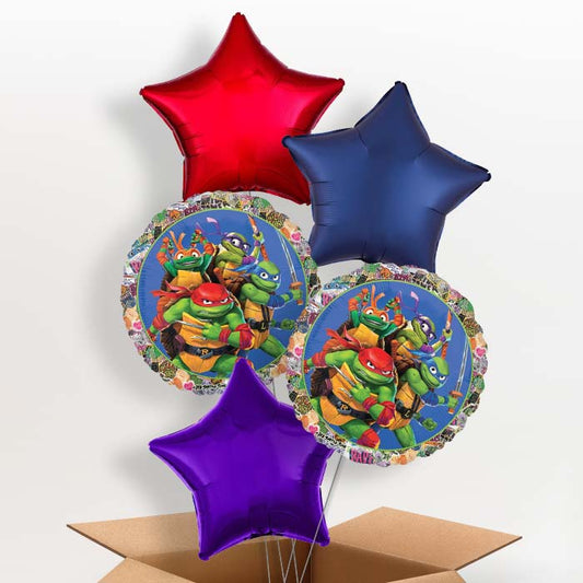Teenage Mutant Ninja Turtles Helium Balloon in a Box - 5 Balloon | Party Save Smile