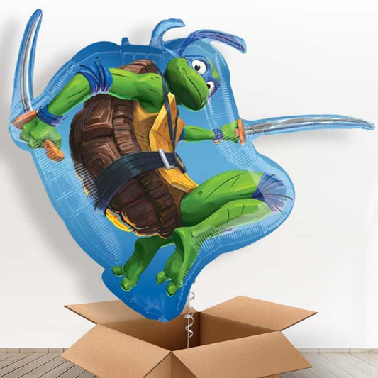 Teenage Mutant Ninja Turtles Leo Helium Balloon in a Box - 1 x Giant Balloon | Party Save Smile