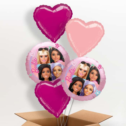 Barbie Party Helium Balloons in a Box - 5 Balloon | Party Save Smile