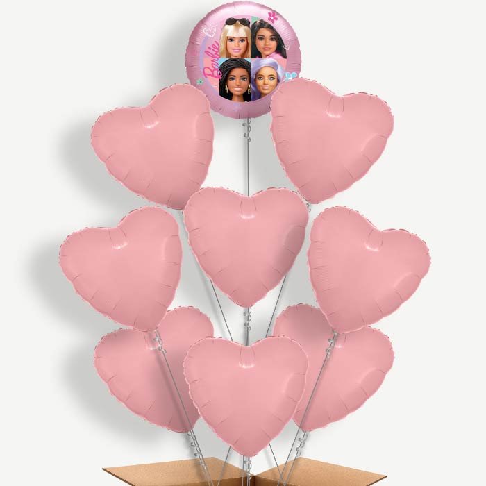 Barbie Party Balloon Bundle Inflated with Helium | Party Save Smile