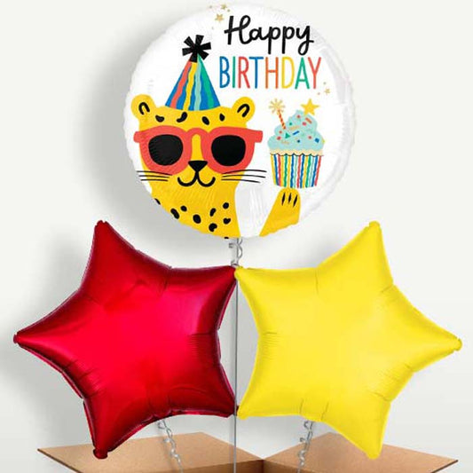 Cheetah Party Animal Birthday Bunch of Balloons | Party Save Smile