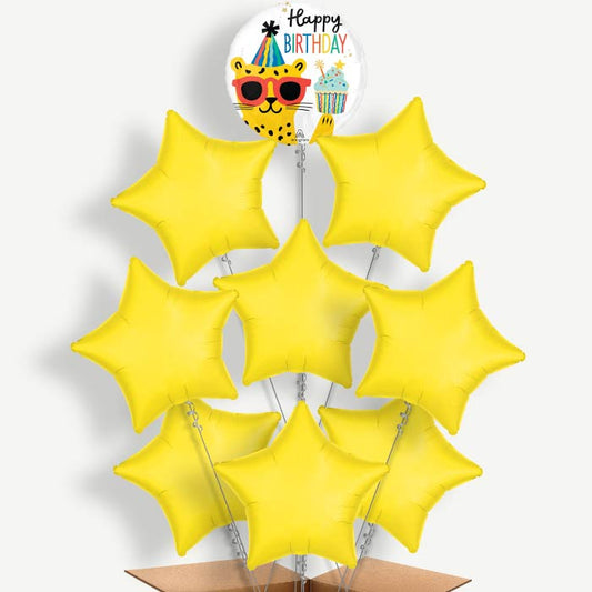 Cheetah Party Animal Birthday Helium Balloon Bundle | Party Save Smile