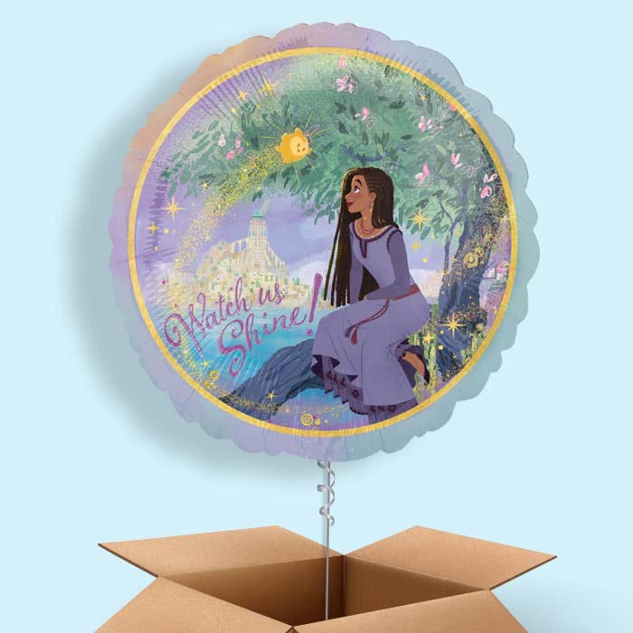 Disney Wish Helium Balloon in a Box - 1 Balloon | Party Save Smile