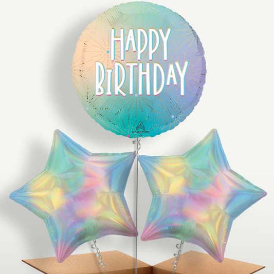 Pastel Dream Happy Birthday Balloon Bunch | Party Save Smile