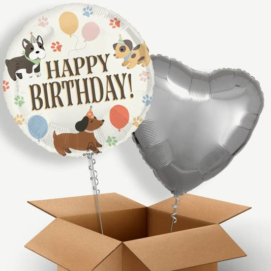 Dog Happy Birthday Helium Balloon Two | Party Save Smile