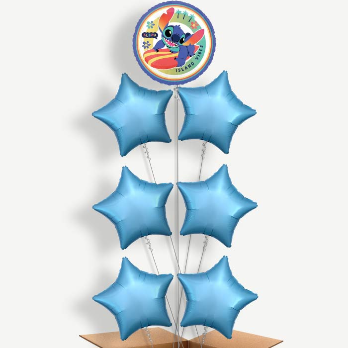 Stitch Helium Balloon Arrangement | Party Save Smile