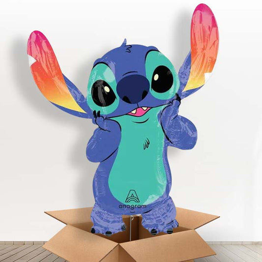 Giant Stitch Shaped Helium Balloon in a Box - 1 x Giant Balloon | Party Save Smile