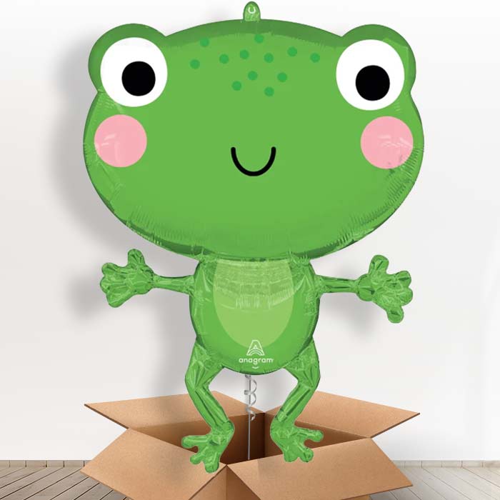 Giant Frog Helium Balloon in a Box - Giant Balloon | Party Save Smile