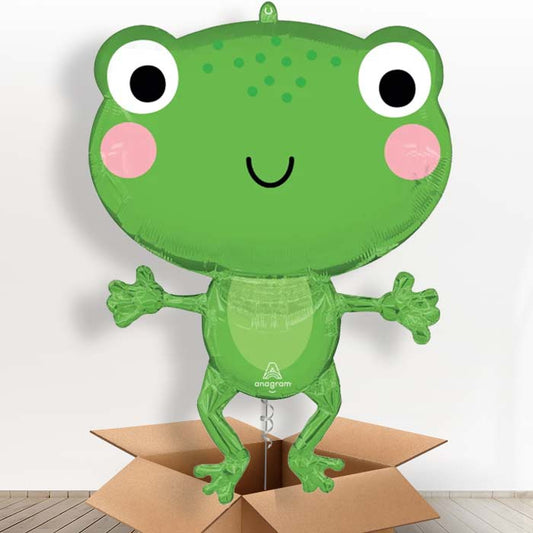 Giant Frog Helium Balloon in a Box - Giant Balloon | Party Save Smile