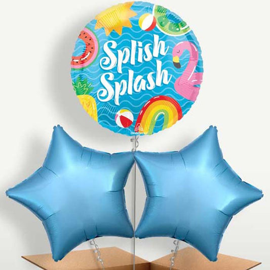 Pool Party Splish Splash Trio Balloon Bunch | Party Save Smile