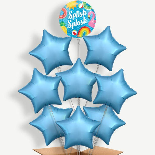 Pool Party Splish Splash Helium Balloon Bundle | Party Save Smile