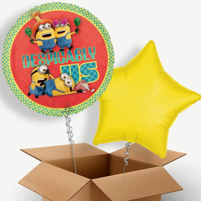 Despicable Me 4 Helium Balloon Duo | Party Save Smile
