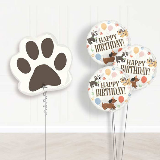 Giant Paw Print Balloon Bouquet Delivery - Themed Bouquet | Party Save Smile