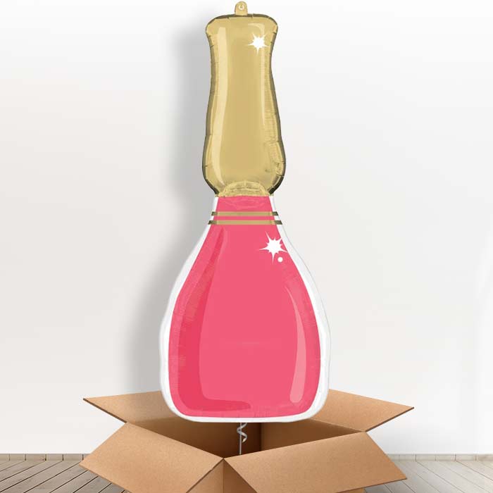 Nail Polish Bottle Helium Balloon in a Box - 1 x Giant Balloon | Party Save Smile