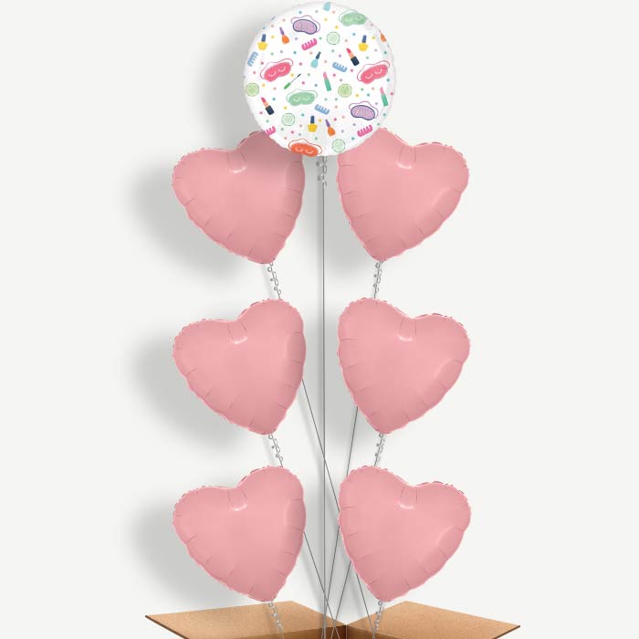 Make Up Balloon Arrangement Inflated with Helium | Party Save Smile