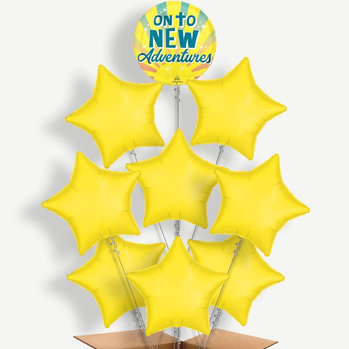 On To New Adventures Helium Balloon Bundle | Party Save Smile