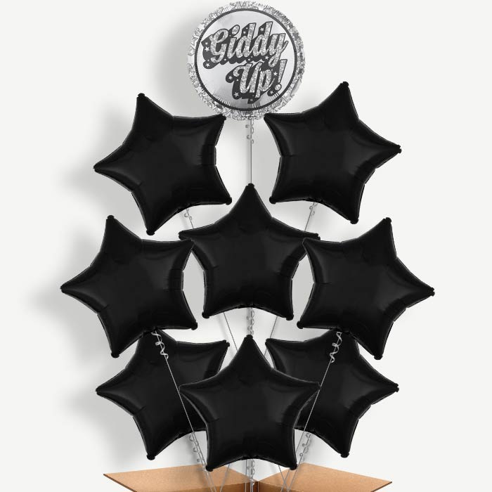 Disco Western Giddy Up Helium Balloon Bundle | Party Save Smile