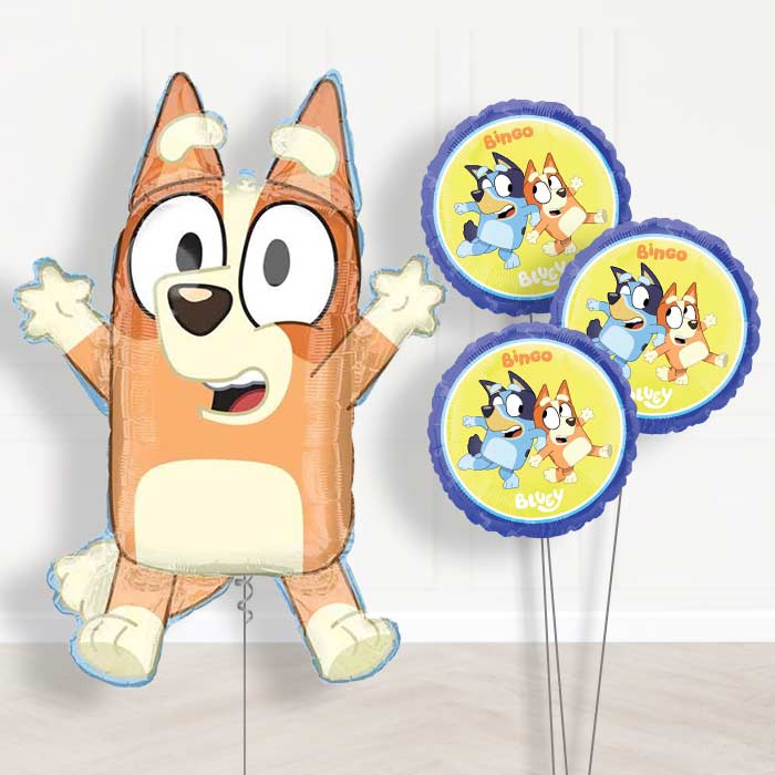 Giant Bingo Shaped Balloon Bouquet Delivery - 1 x Giant Balloon with Themed Bouquet | Party Save Smile