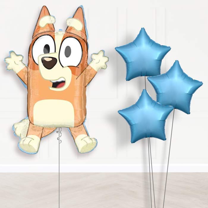 Giant Bingo Shaped Balloon Bouquet Delivery - 1 x Giant Balloon with Plain Bouquet | Party Save Smile