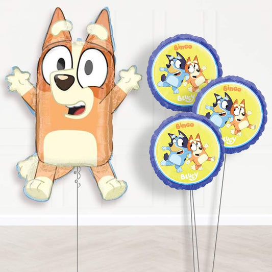 Giant Bingo Shaped Balloon Bouquet Delivery - 1 x Giant Balloon with Themed Bouquet | Party Save Smile