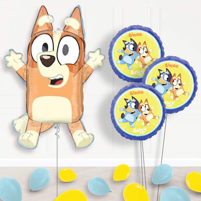 Giant Bingo Shaped Balloon Bouquet Delivery - 1 x Giant Balloon with Themed Bouquet and Latex | Party Save Smile