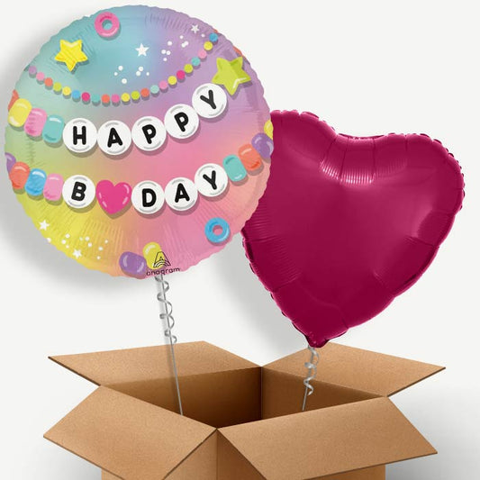 Best Friend Happy Birthday Helium Balloon Two | Party Save Smile