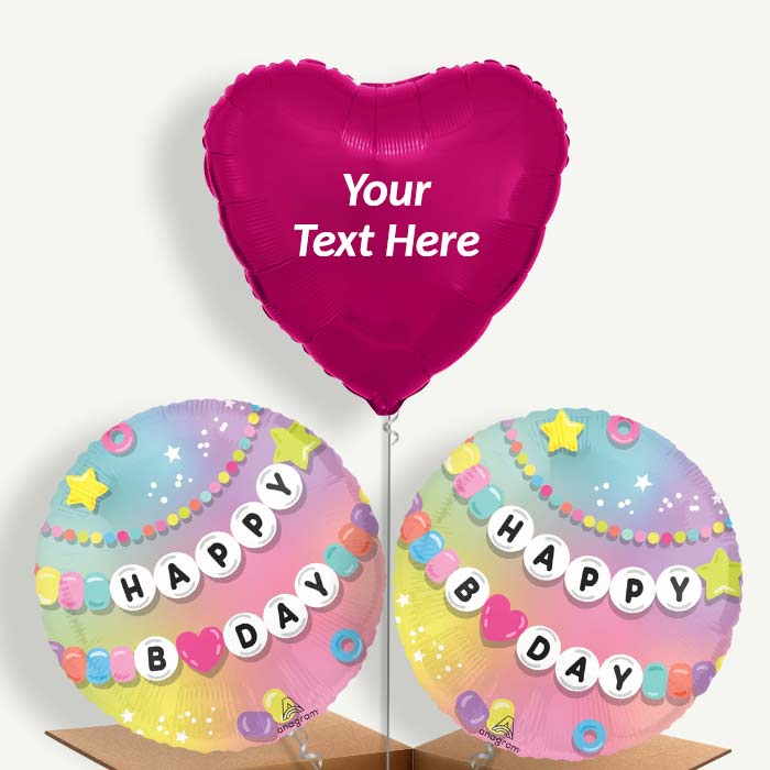 Personalisable Best Friend Happy Birthday Helium Balloons | Party Save Smile