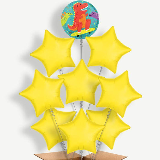 Cool Dinosaurs Balloon Bundle Inflated with Helium | Party Save Smile