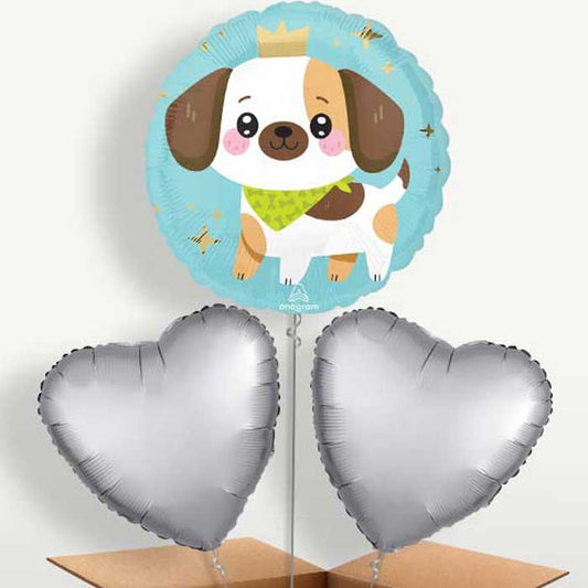 Kawaii Puppy Bunch of Balloons Inflated with Helium | Party Save Smile