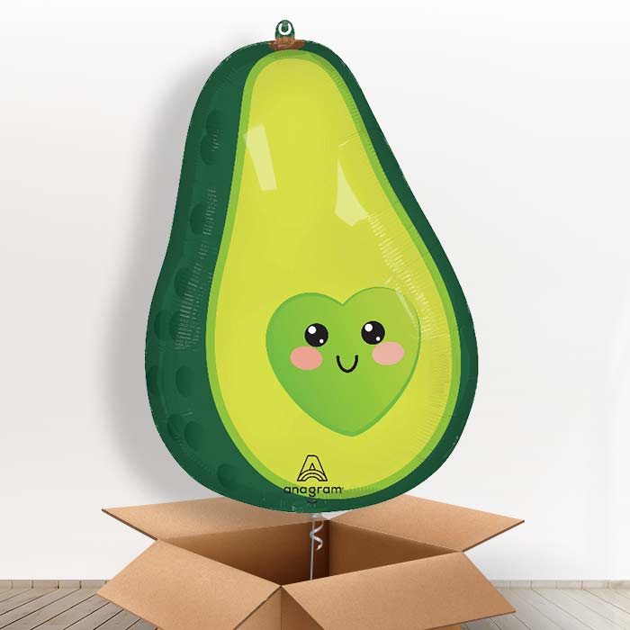 Avocado Helium Balloon in a Box - 1 x Giant Balloon | Party Save Smile