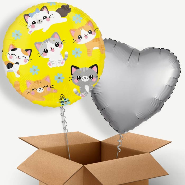 Kawaii Kitten Helium Balloon Two