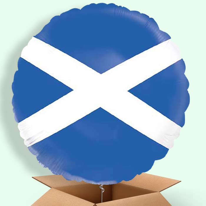 Scotland Flag Helium Balloons Delivered - 1 Balloon | Party Save Smile