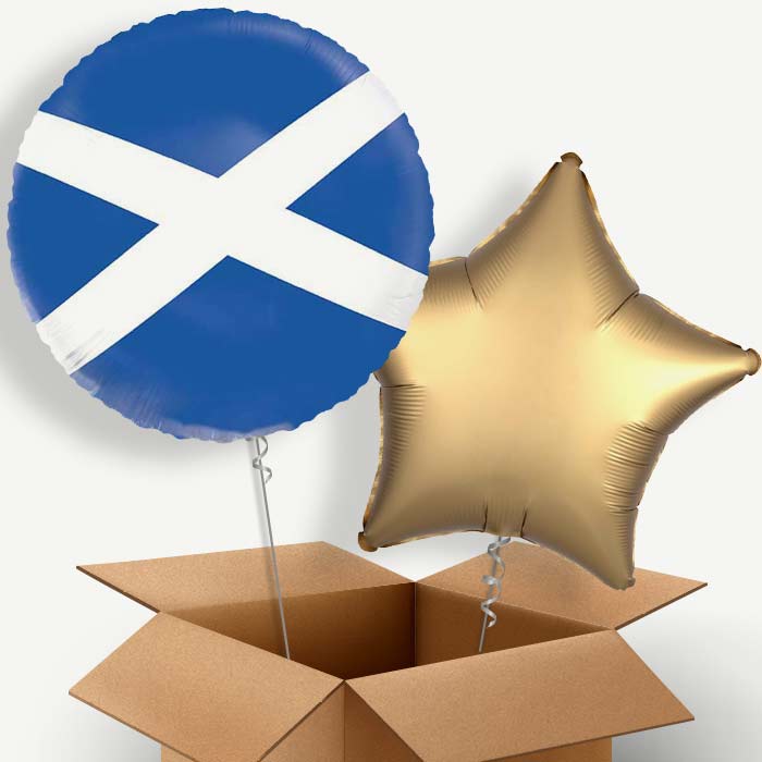 Scotland Flag Helium Balloon Two | Party Save Smile