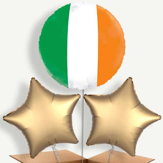 Ireland Flag Bunch of Balloons (Trio) | Party Save Smile