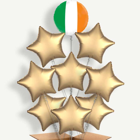 Ireland Flag 9 Helium Balloon Bundle | Party Save Smile