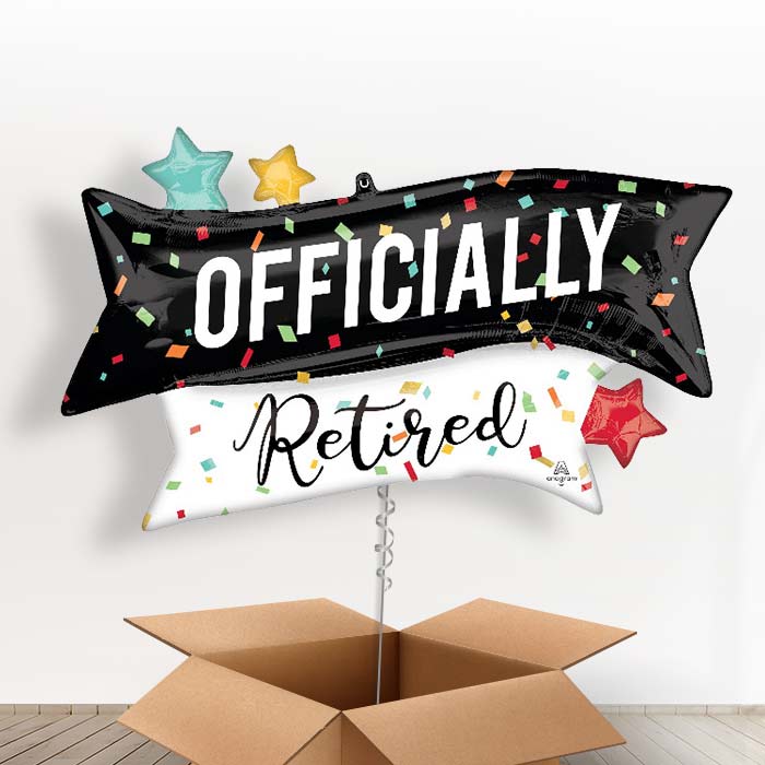 Officially Retired Helium Balloon in a Box - 1 x Giant Balloon | Party Save Smile