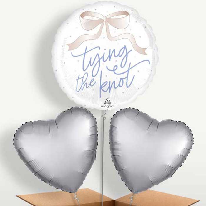 Floral Wedding Tying the Knot Bunch of Balloons | Party Save Smile
