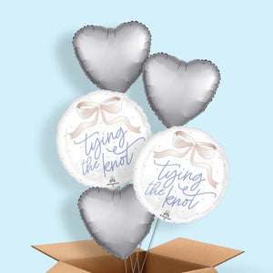 Floral Wedding Tying the Knot Helium Balloon in a Box