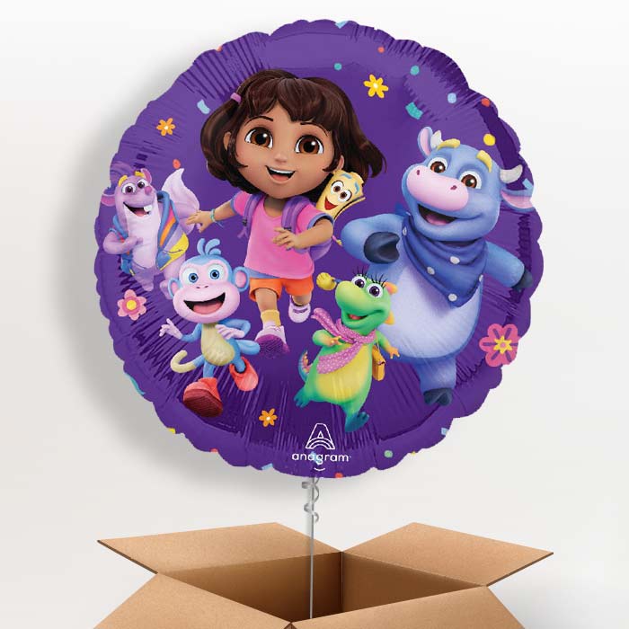 Dora the Explorer Helium Balloon in a Box | Party Save Smile -1 Balloon