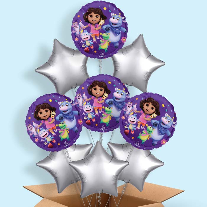 Dora the Explorer Helium Balloon in a Box | Party Save Smile -9 Balloons