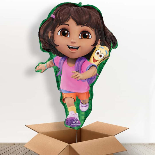 Dora the Explorer Giant Helium Balloon in a Box - 1 x Giant Balloon | Party Save Smile