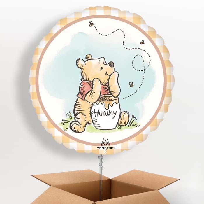Winnie the Pooh Honey Helium Balloon in a Box - 1 Balloon | Party Save Smile