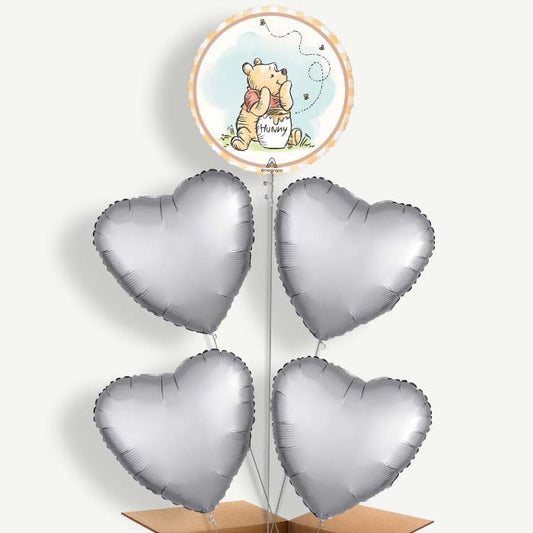 Winnie the Pooh Honey Helium Cluster Balloons | Party Save Smile